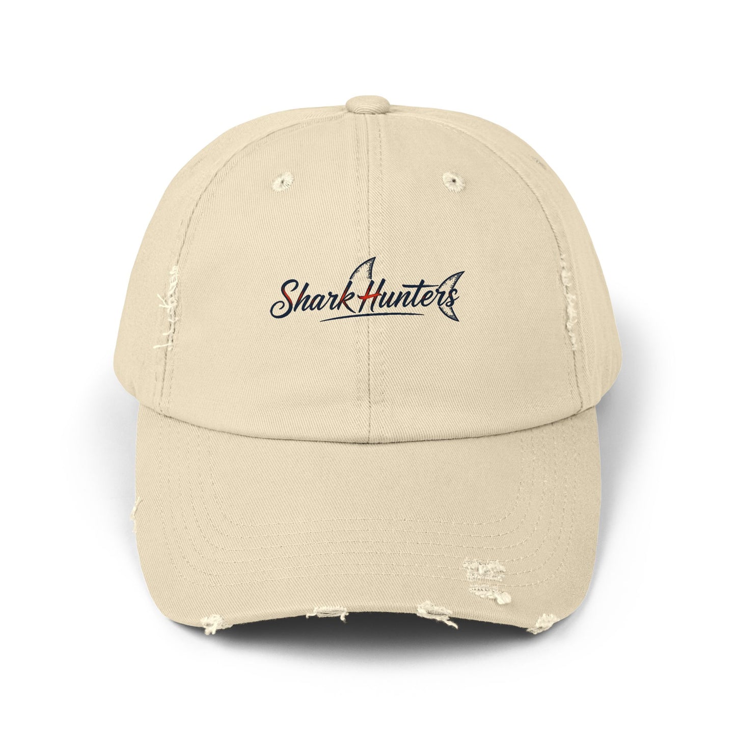 Shark Hunters  Distressed Hat