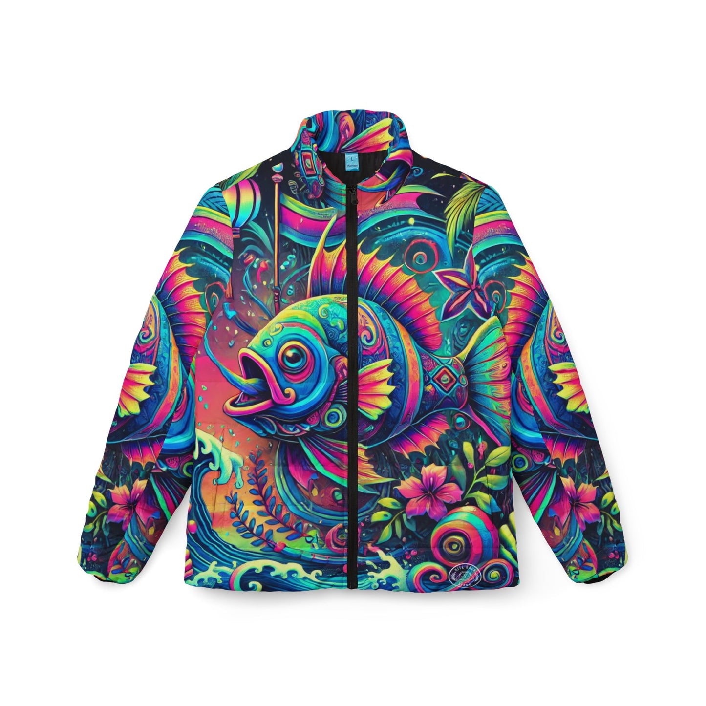 Neon Fish Women’s Puffer Jacket