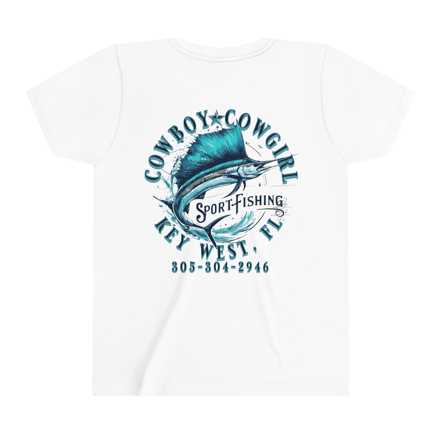 Cowboy Cowgirl Sportfishing Youth T-Shirt