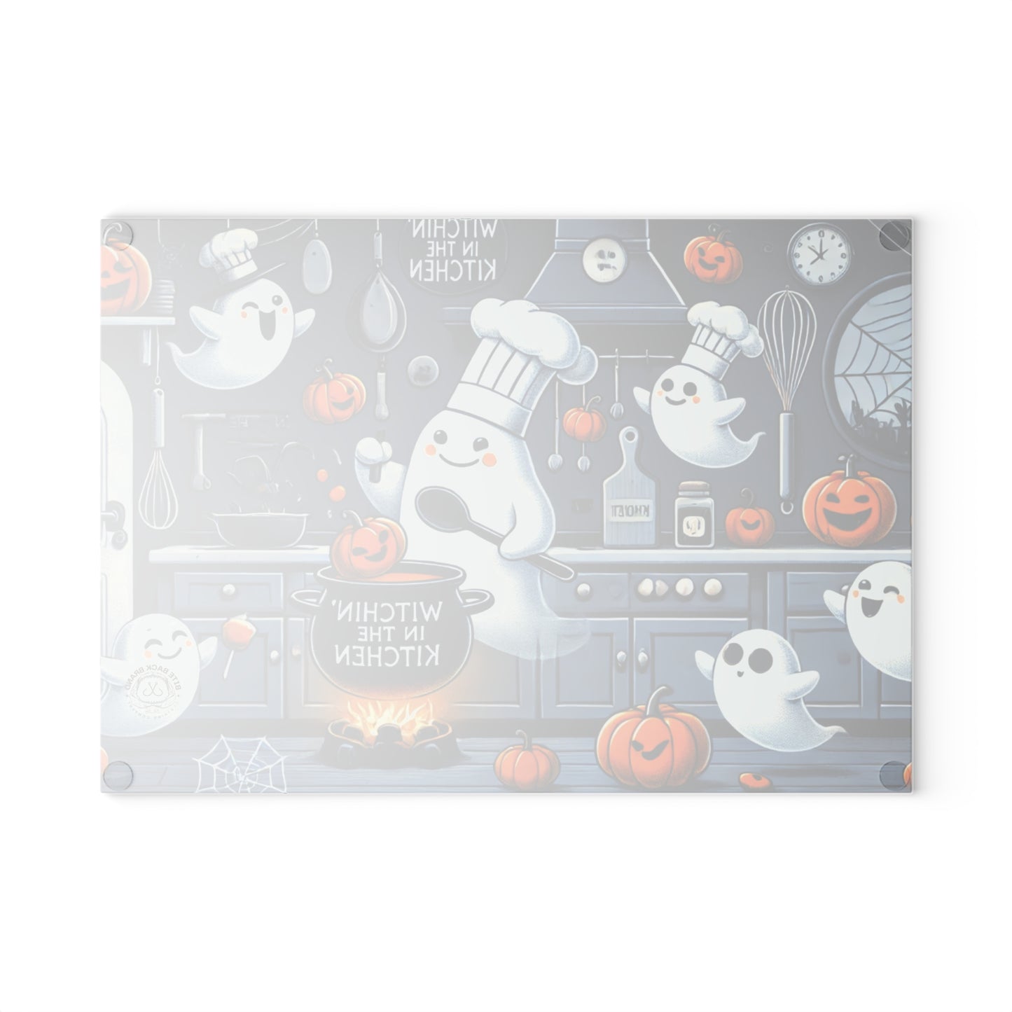 Halloween Glass Cutting Board