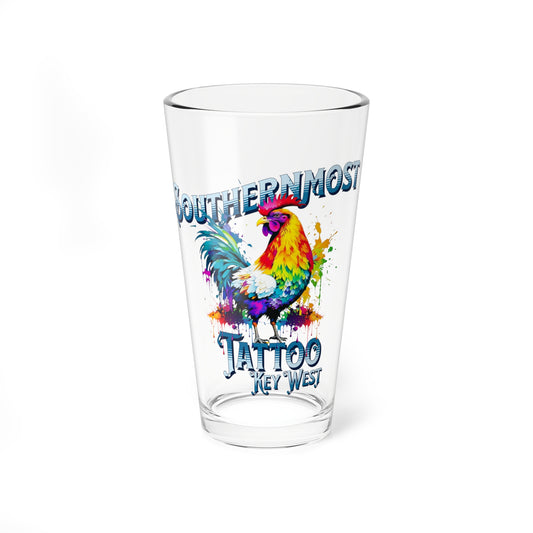 Southernmost Tattoo Souvenir Glass 16oz.