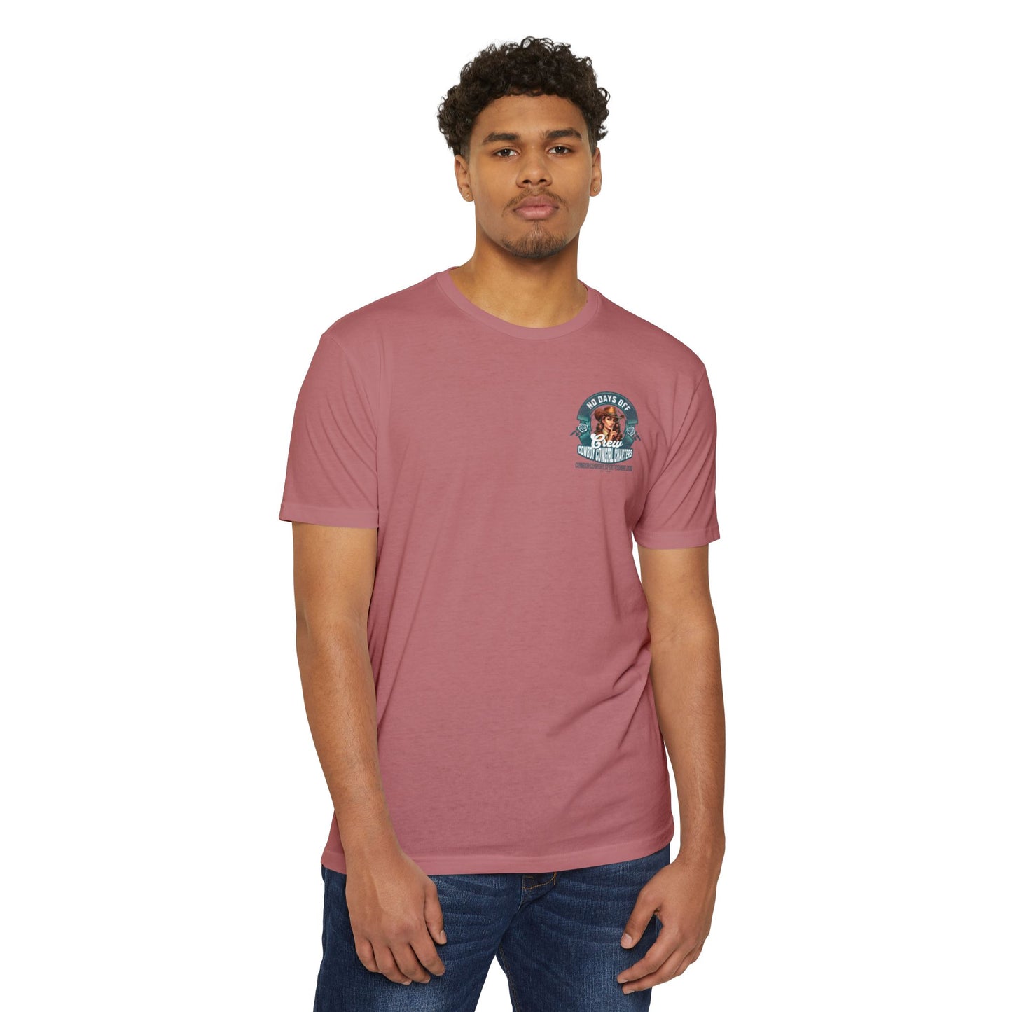 Cowboy Cowgirl Crew T-Shirt — "No Days Off" Western Graphic FISHING Tee