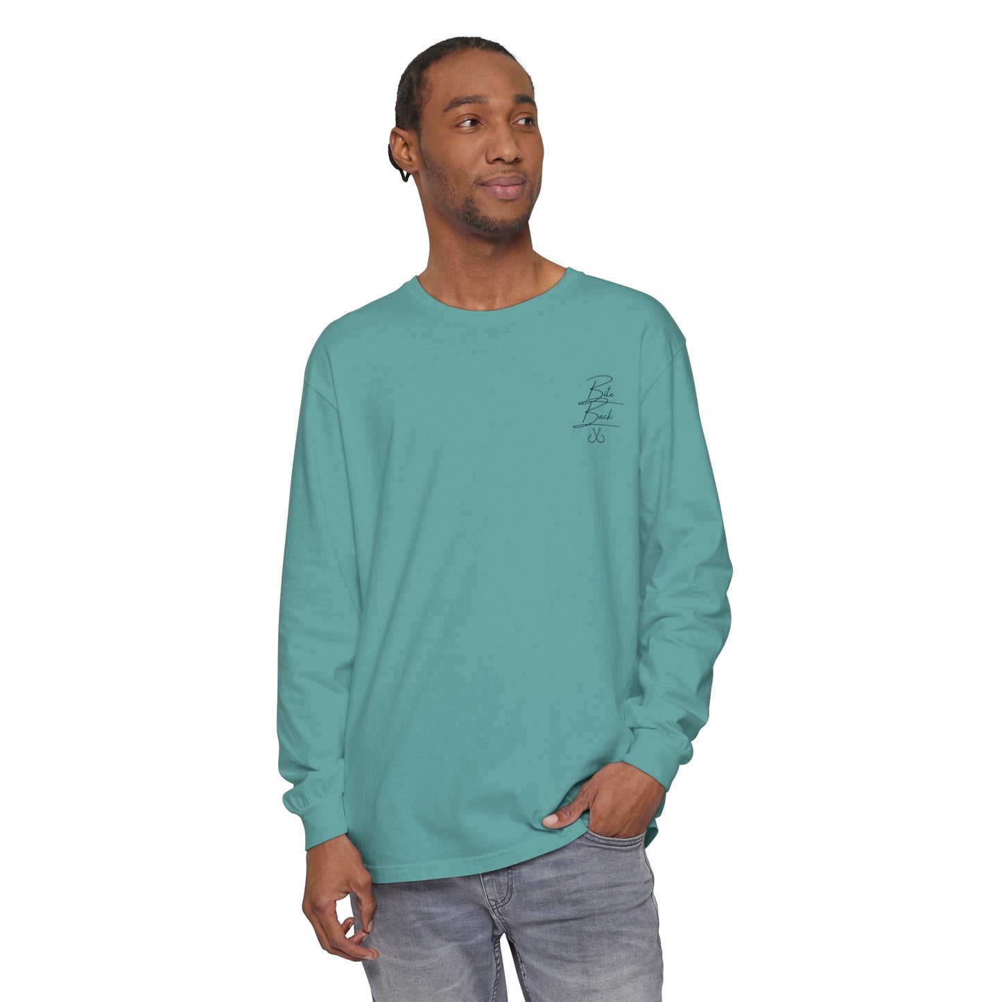 Higgs Beach Unisex Garment-dyed Long Sleeve T-Shirt