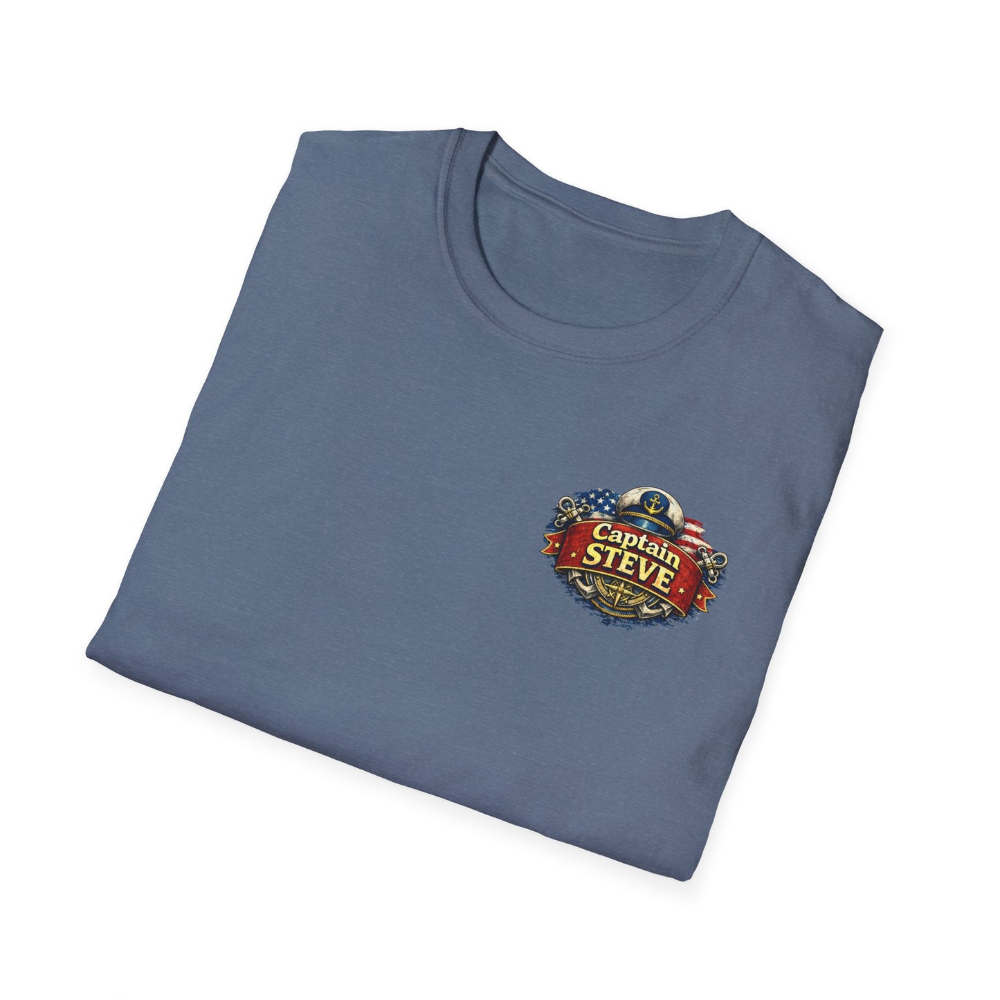 SV Ghostship Fundraiser T-Shirt — Help Get Ghostship Back in the Water "Capt Steve"
