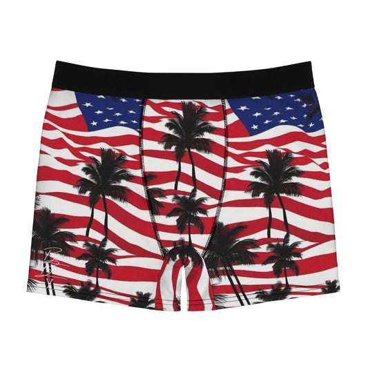 Red White & Palm Men's Boxer Briefs