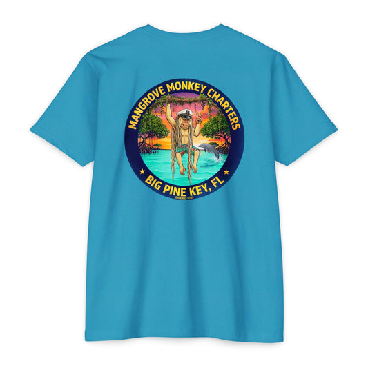Mangrove Monkey Charters T-Shirt — Big Pine Key Boat Tour Tee