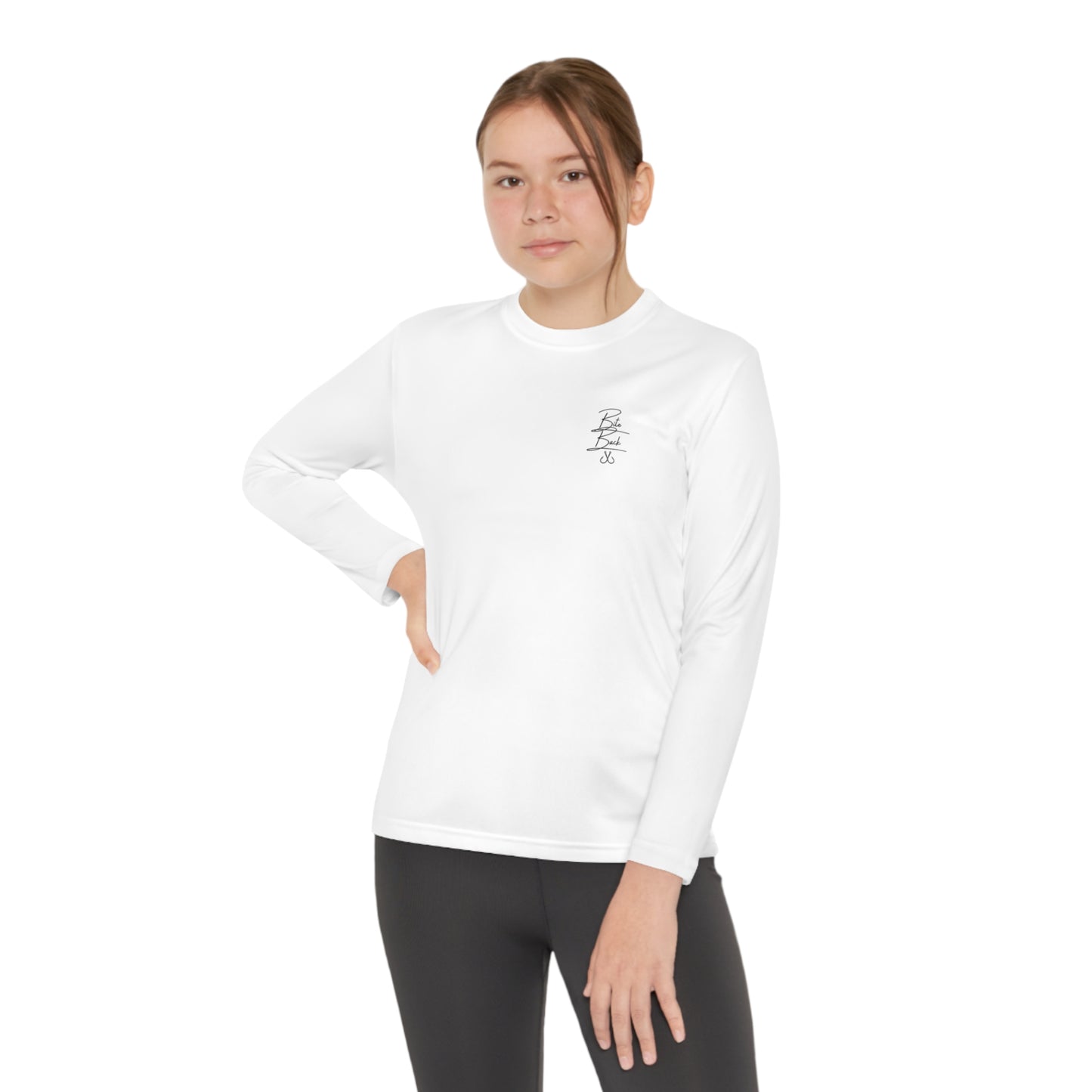 Swim in your own Direction Youth Long Sleeve Competitor Tee