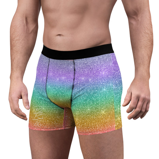 Tropical Sunset Glitz Men's Boxer Briefs