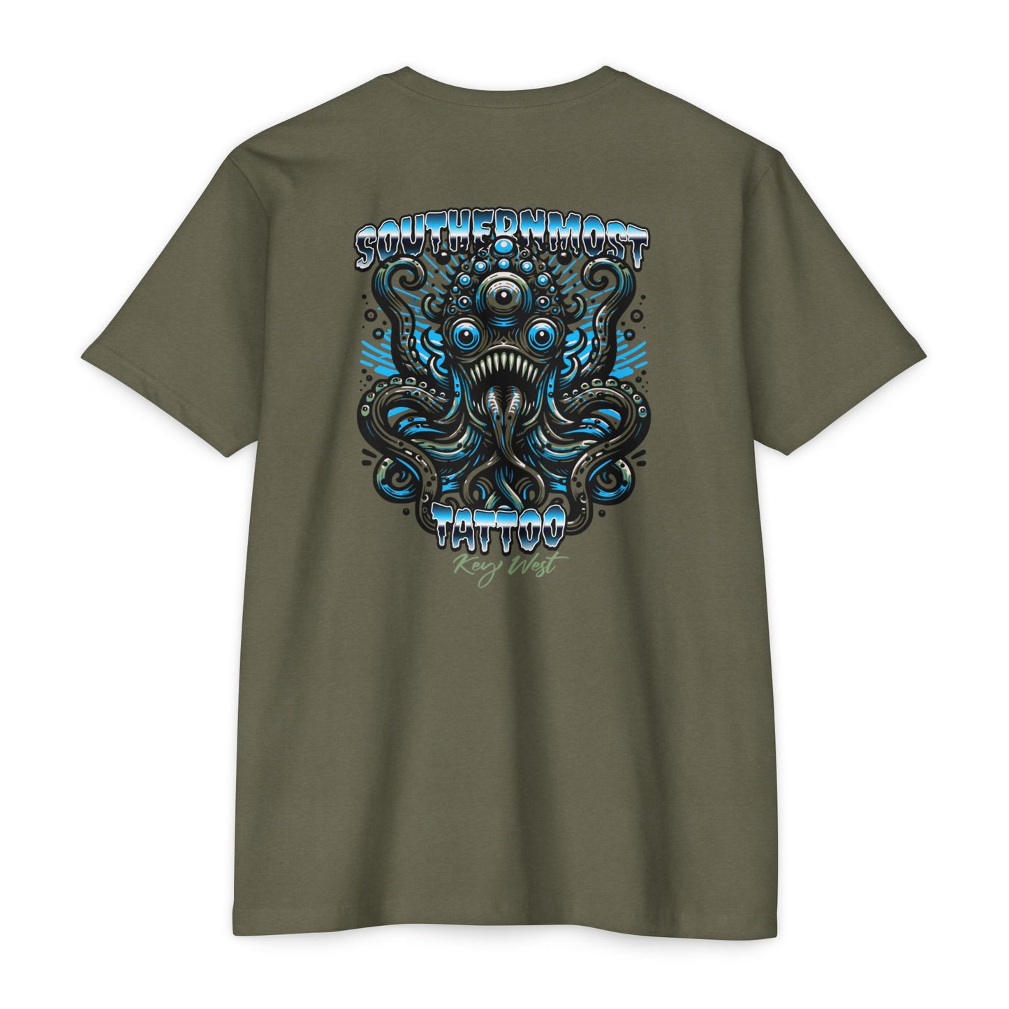 Monster Octopus Graphic T-Shirt — Tattoo Retro Beach Vibe