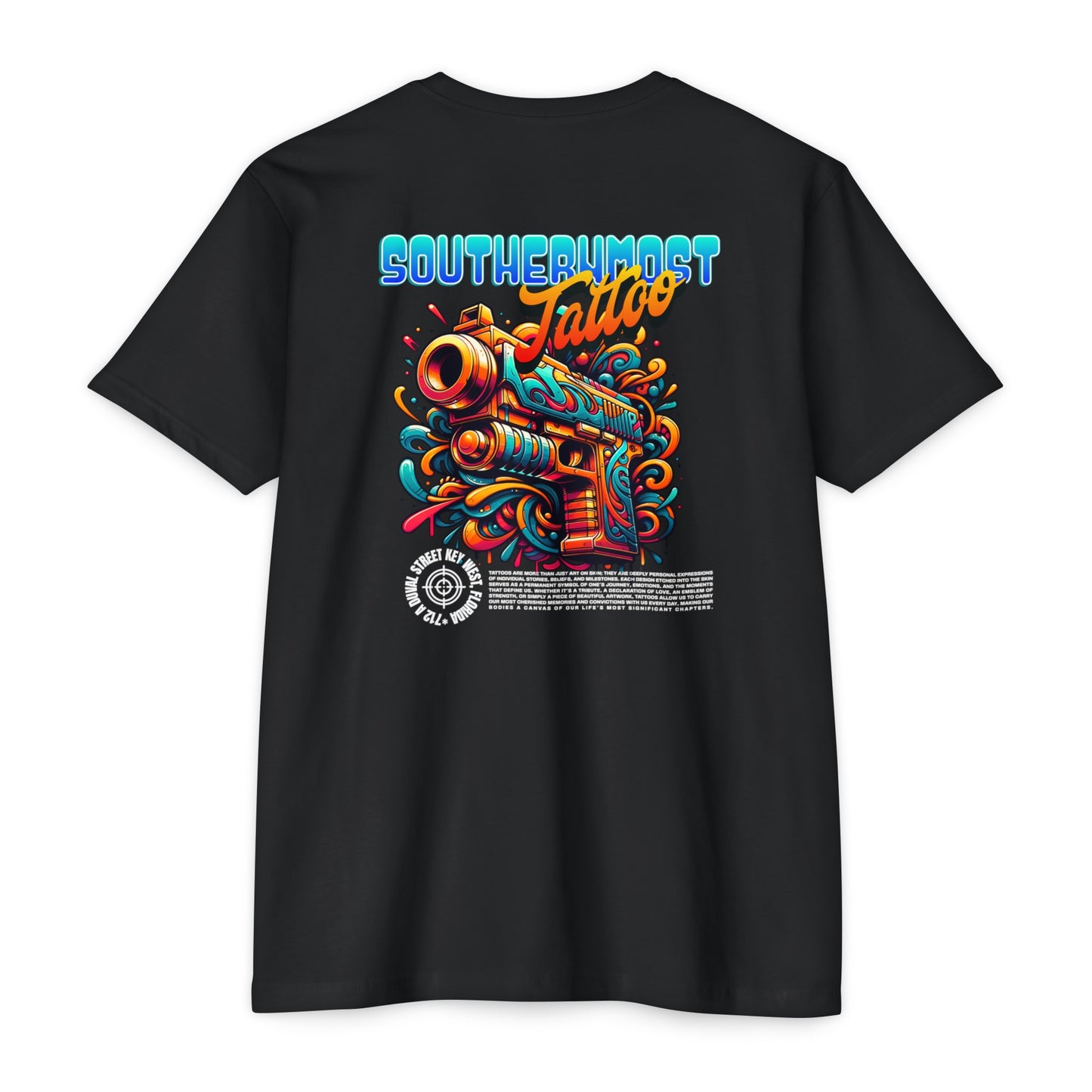 Southernmost Tattoo Water Gun T-shirt