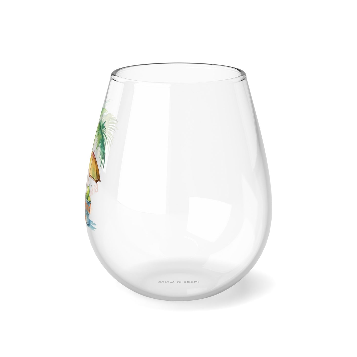 Tropical Bliss Wine Glass Collection-Coconut Grove Retreat