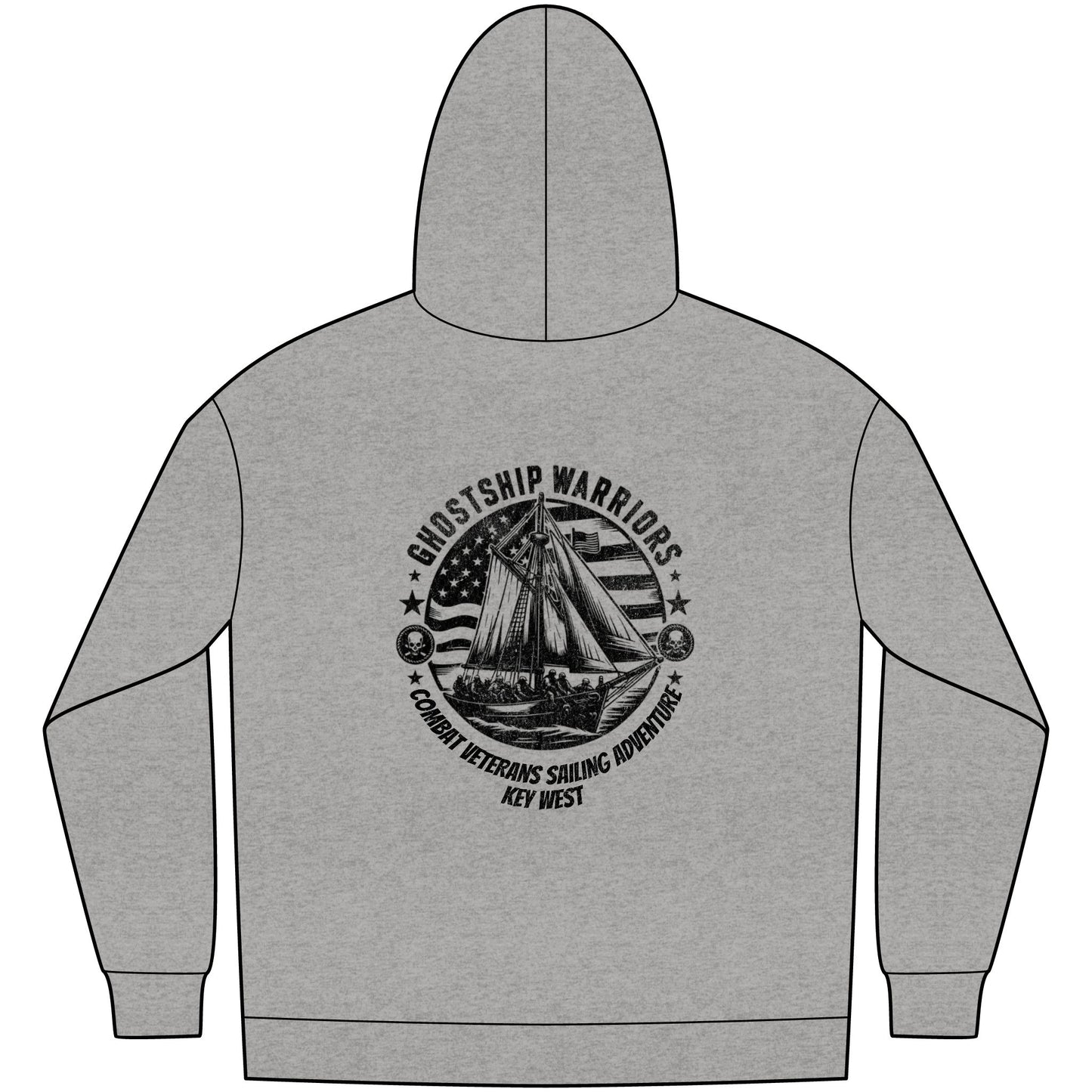 Ghostship Warriors Hoodie — Key West Ship Fleece Pullover
