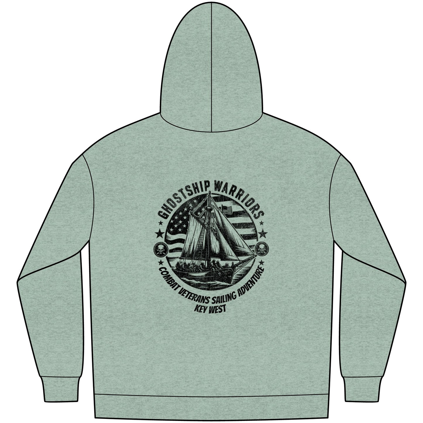 Ghostship Warriors Hoodie — Key West Ship Fleece Pullover