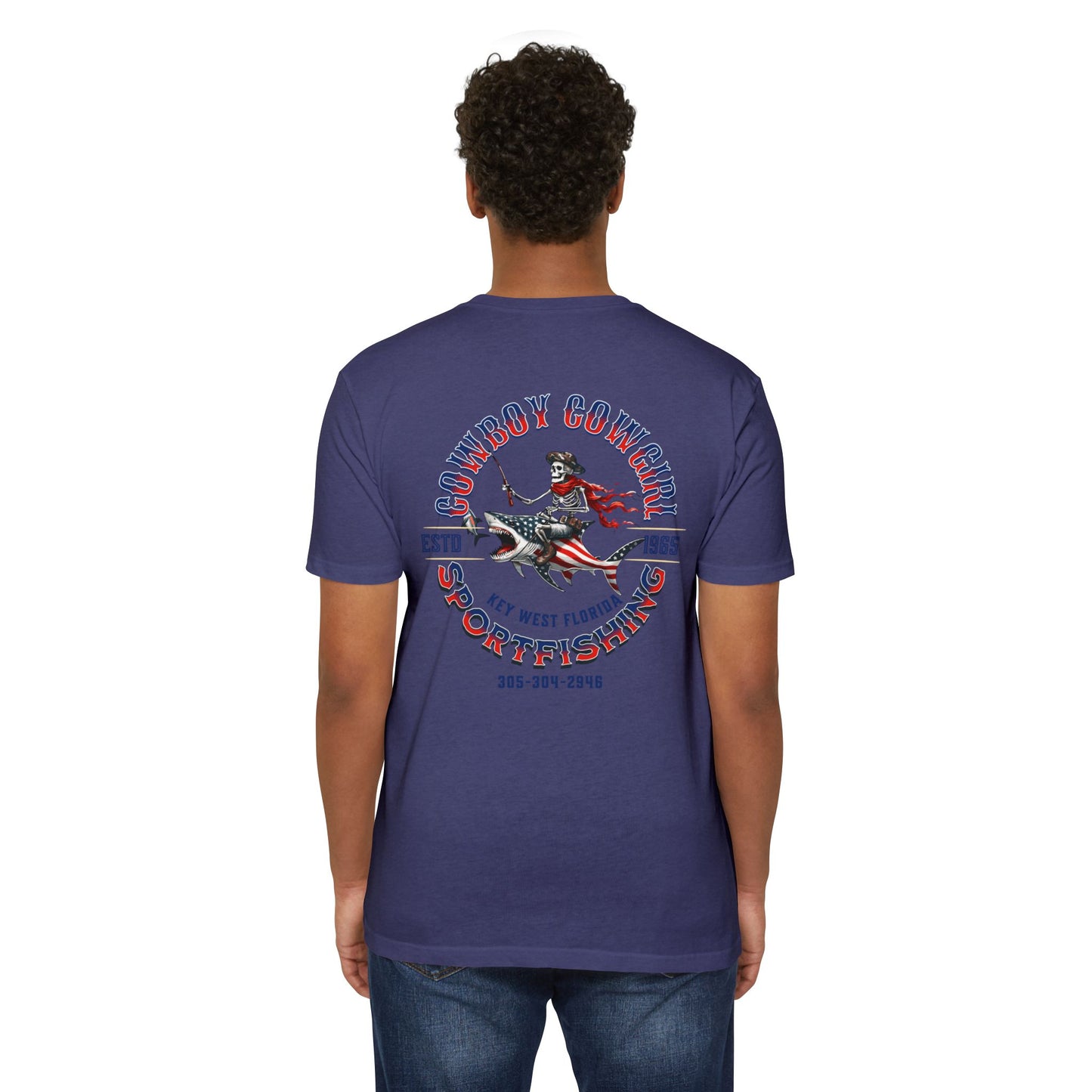 4th of July 2nd Edition Cowboy Cowgirl Sportfishing Tee
