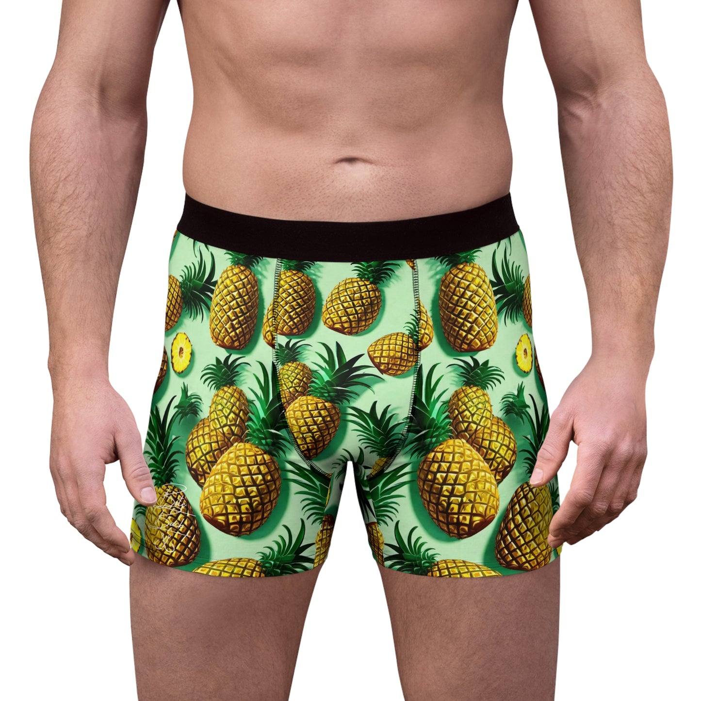 Sweet Pineapple Dreams Men's Boxer Briefs