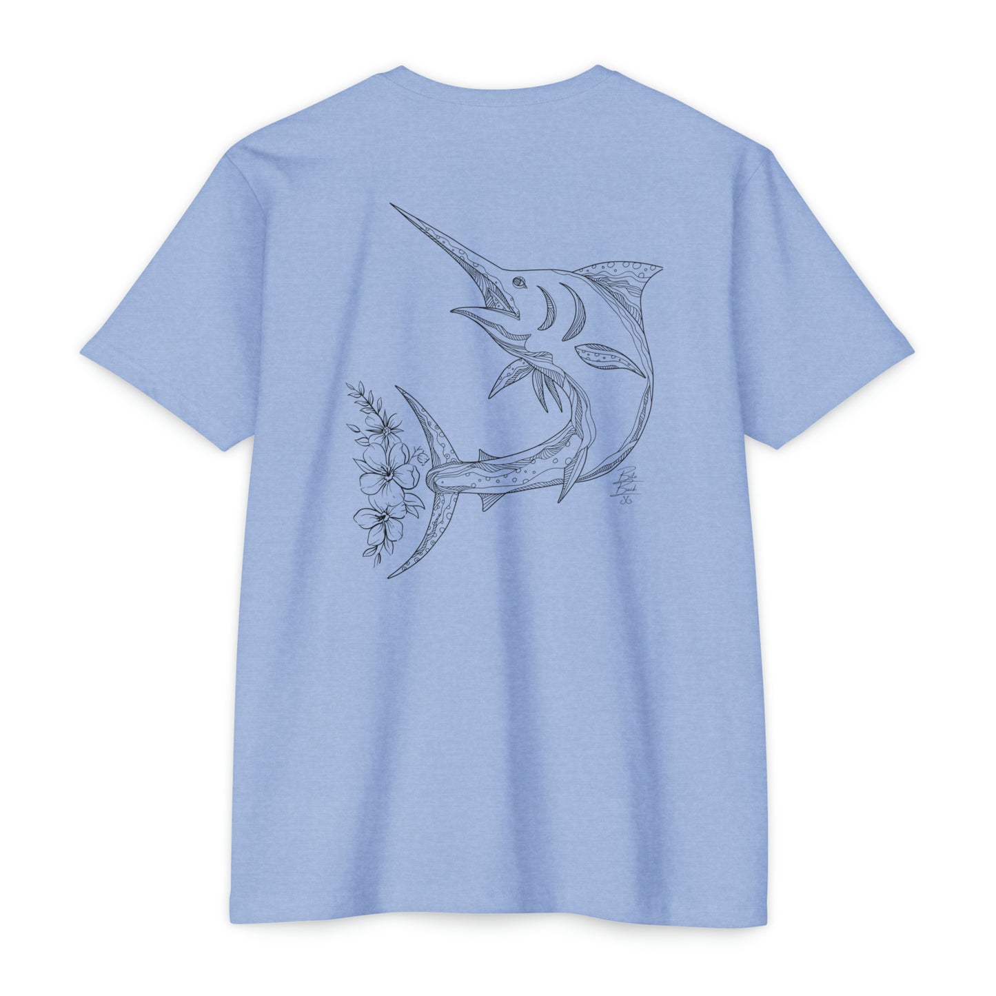 Floral Fin Marlin T-shirt