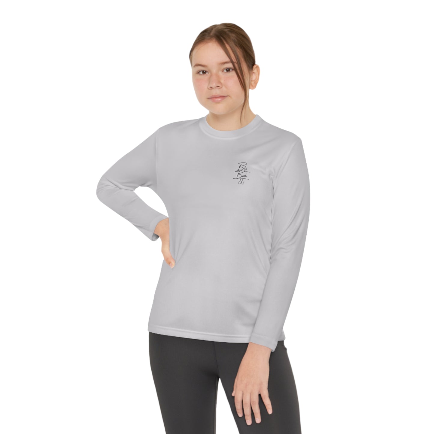 Swim in your own Direction Youth Long Sleeve Competitor Tee