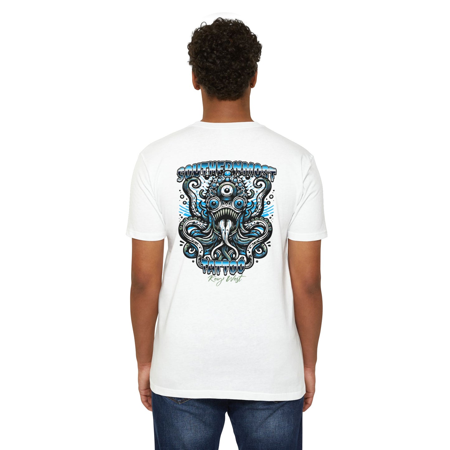 Monster Octopus Graphic T-Shirt — Tattoo Retro Beach Vibe