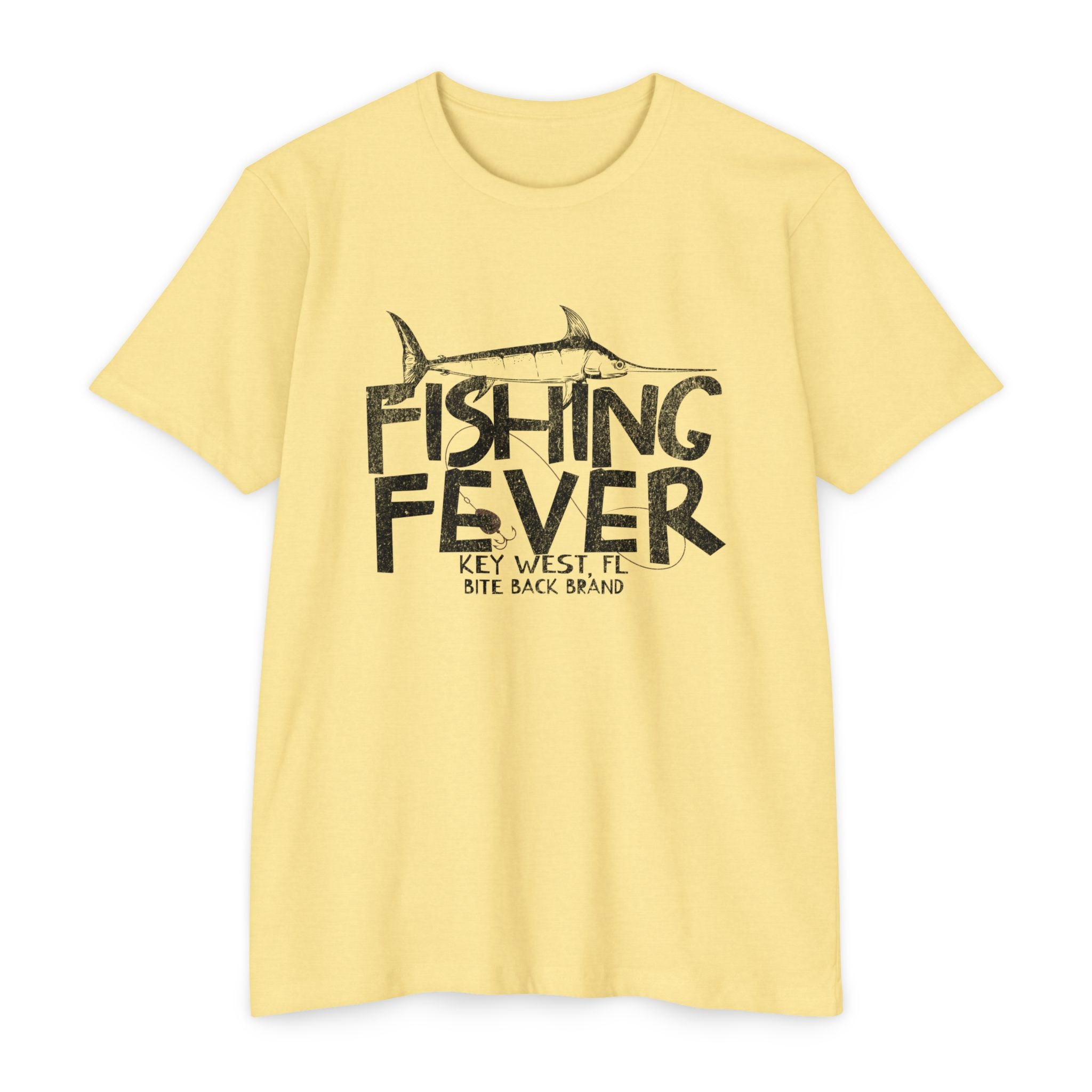 Fishing Fever Front Design T shirt Bite Back Brand Fishing Tees Island Lifestyle Clothing and Decor