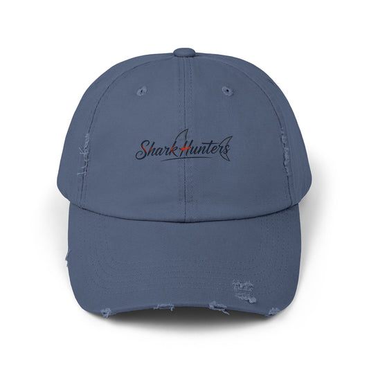 Shark Hunters  Distressed Hat