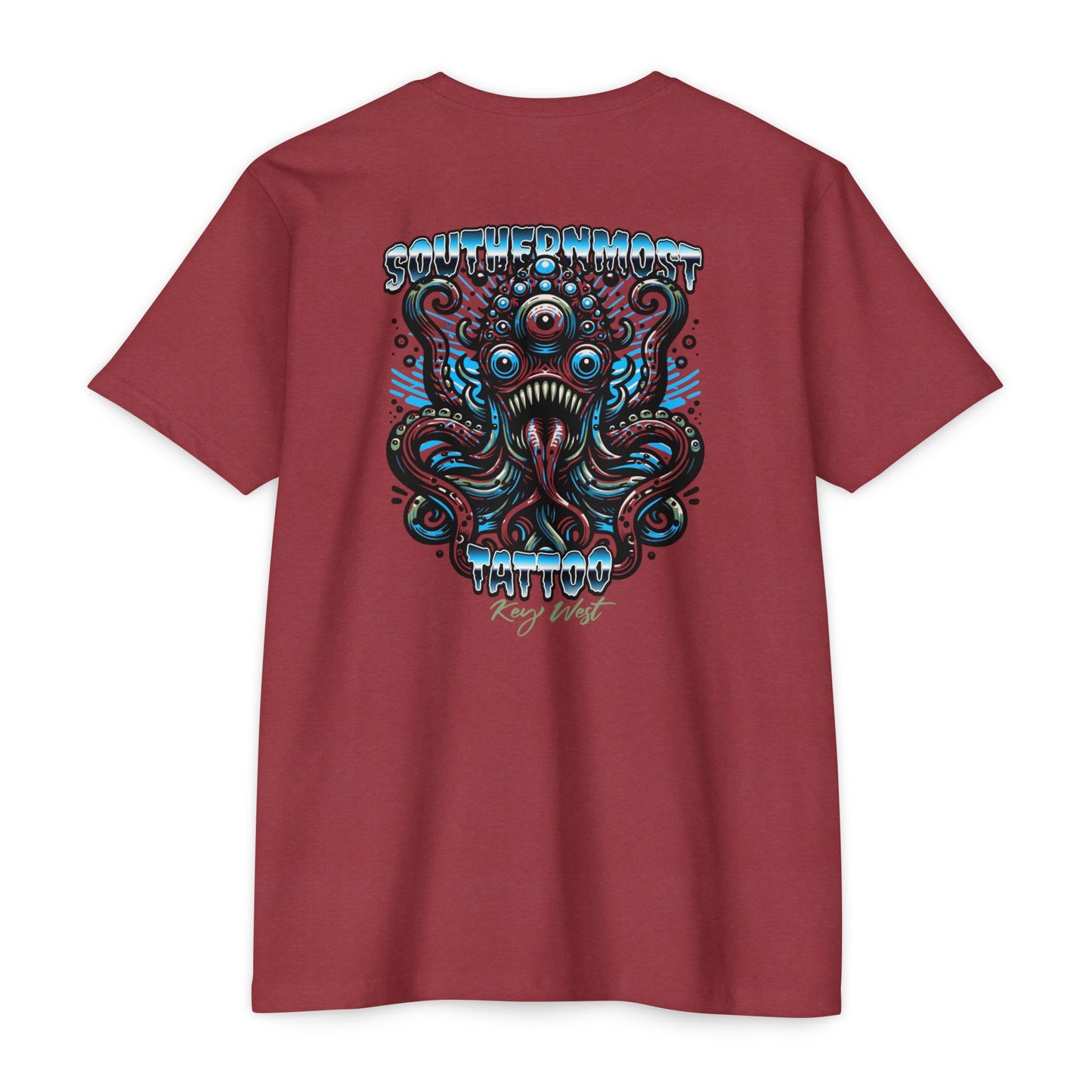 Monster Octopus Graphic T-Shirt — Tattoo Retro Beach Vibe