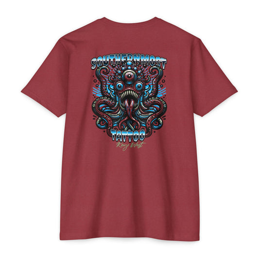 Monster Octopus Graphic T-Shirt — Tattoo Retro Beach Vibe