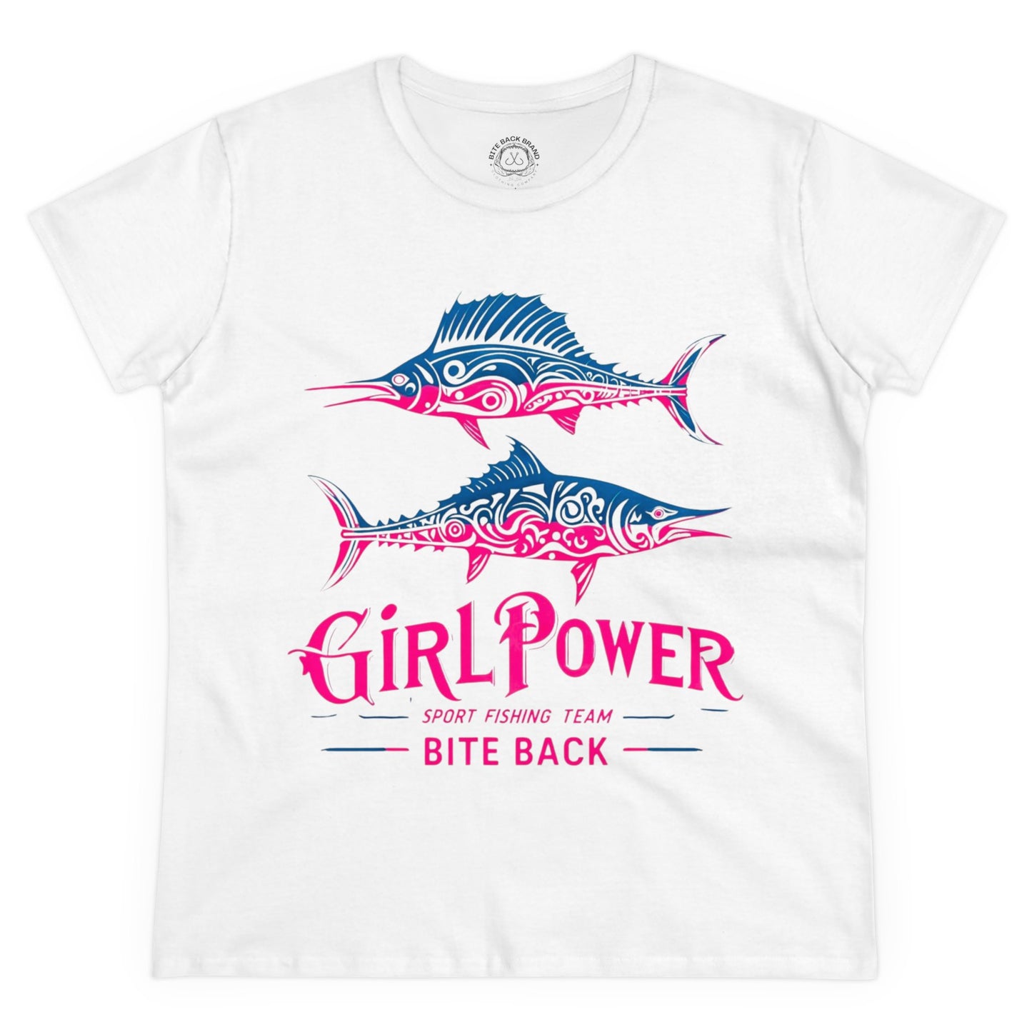 Woman Power Fishing Team  Cotton Tee