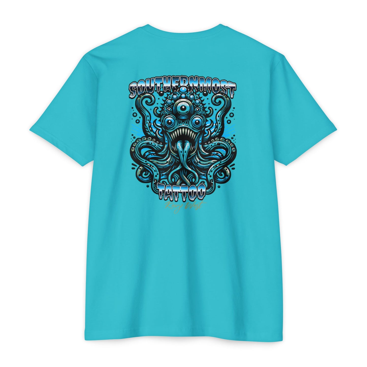 Monster Octopus Graphic T-Shirt — Tattoo Retro Beach Vibe