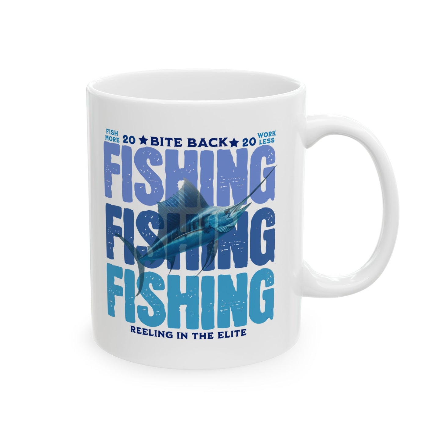 FISHING FISHING FISHING Ceramic Mug 11oz
