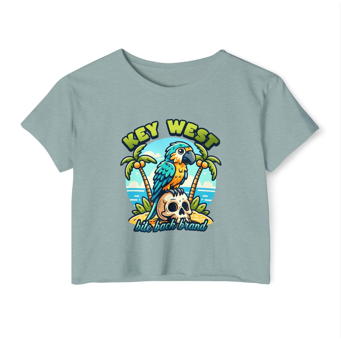 Key West Parrot Crop Top