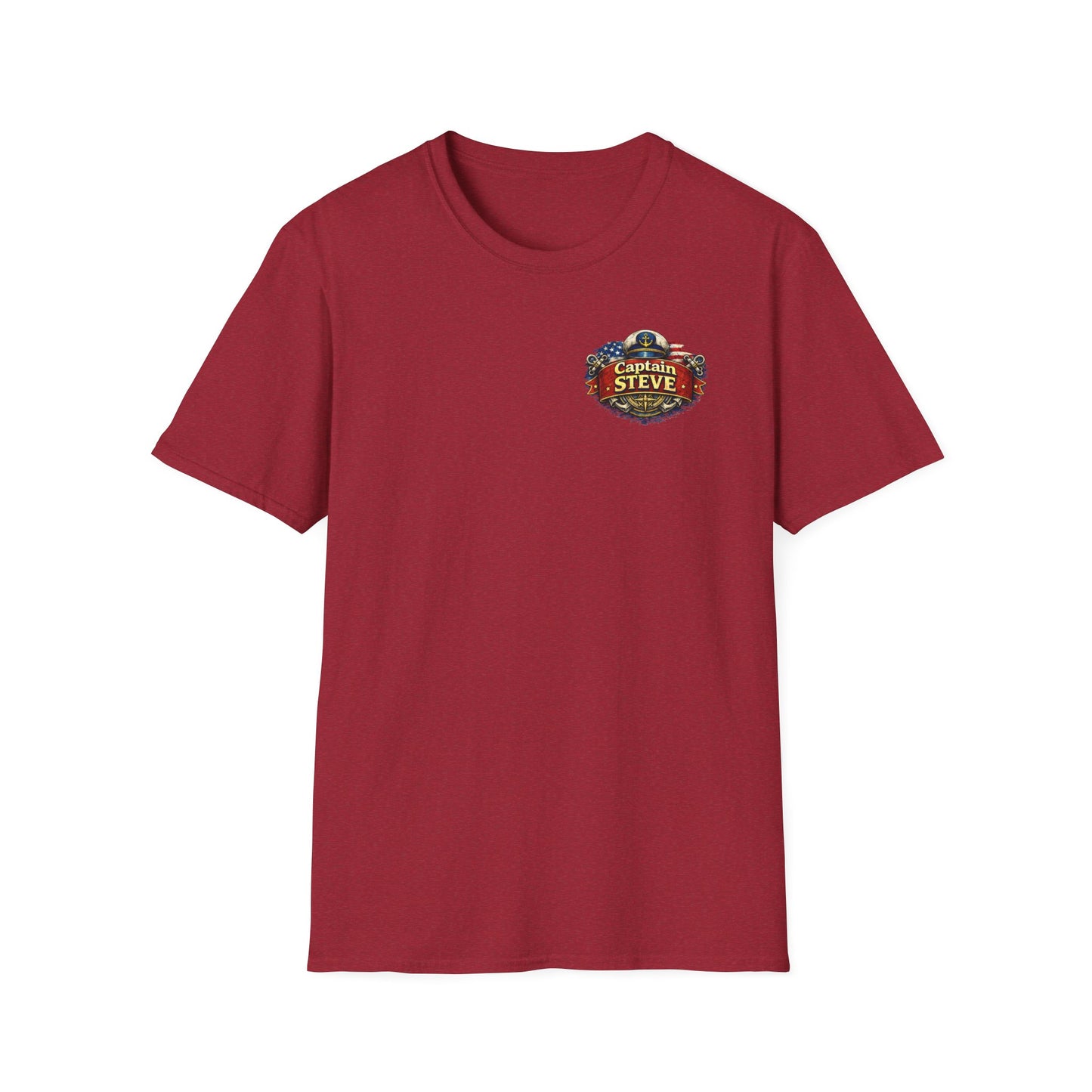 SV Ghostship Fundraiser T-Shirt — Help Get Ghostship Back in the Water "Capt Steve"