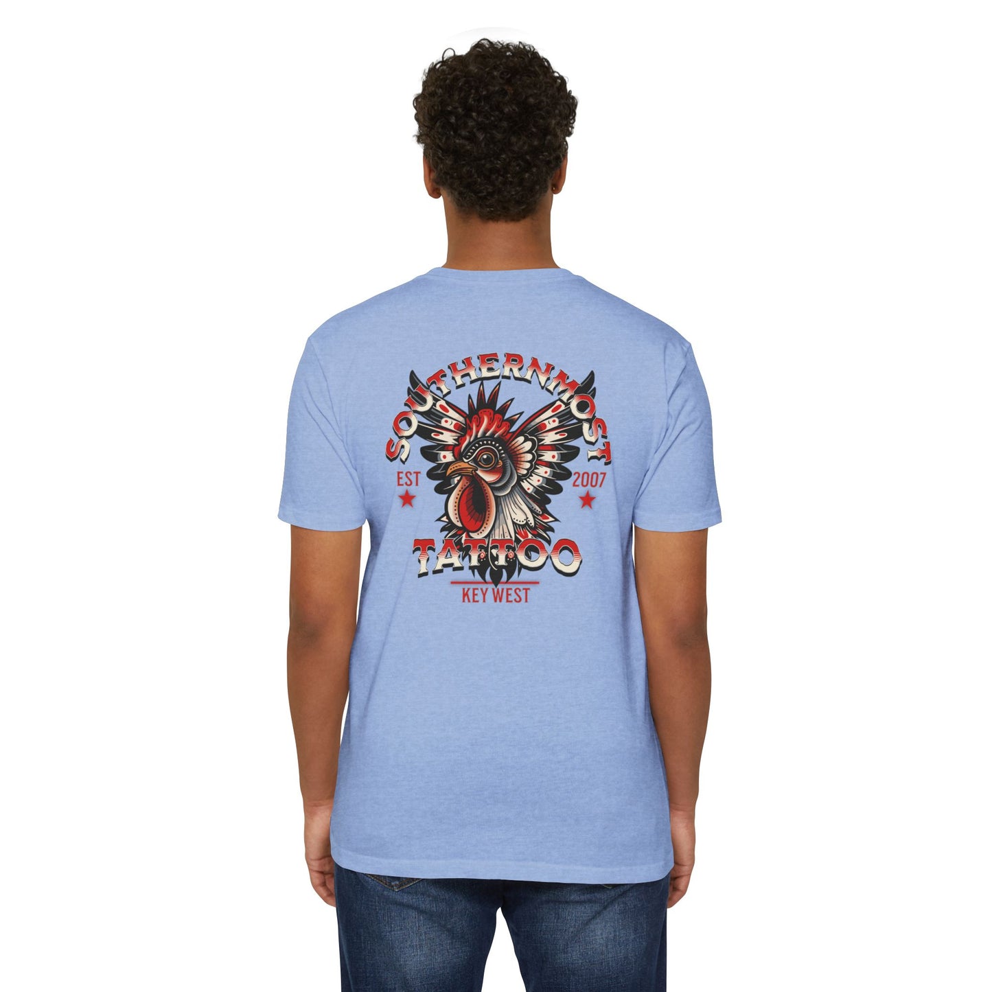 Southernmost Tattoo Traditional Rooster T-shirt