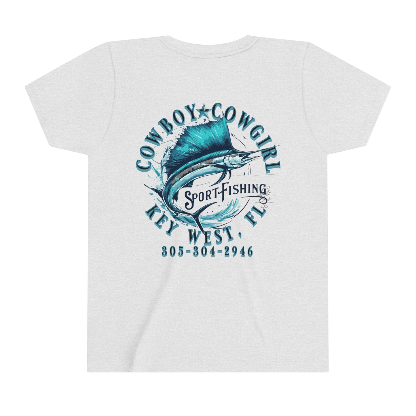 Cowboy Cowgirl Sportfishing Youth T-Shirt