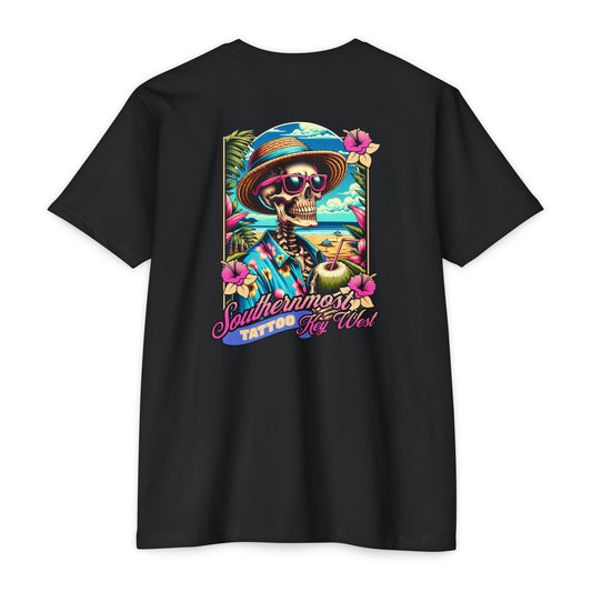 Southernmost Tattoo Drunken Skeleton