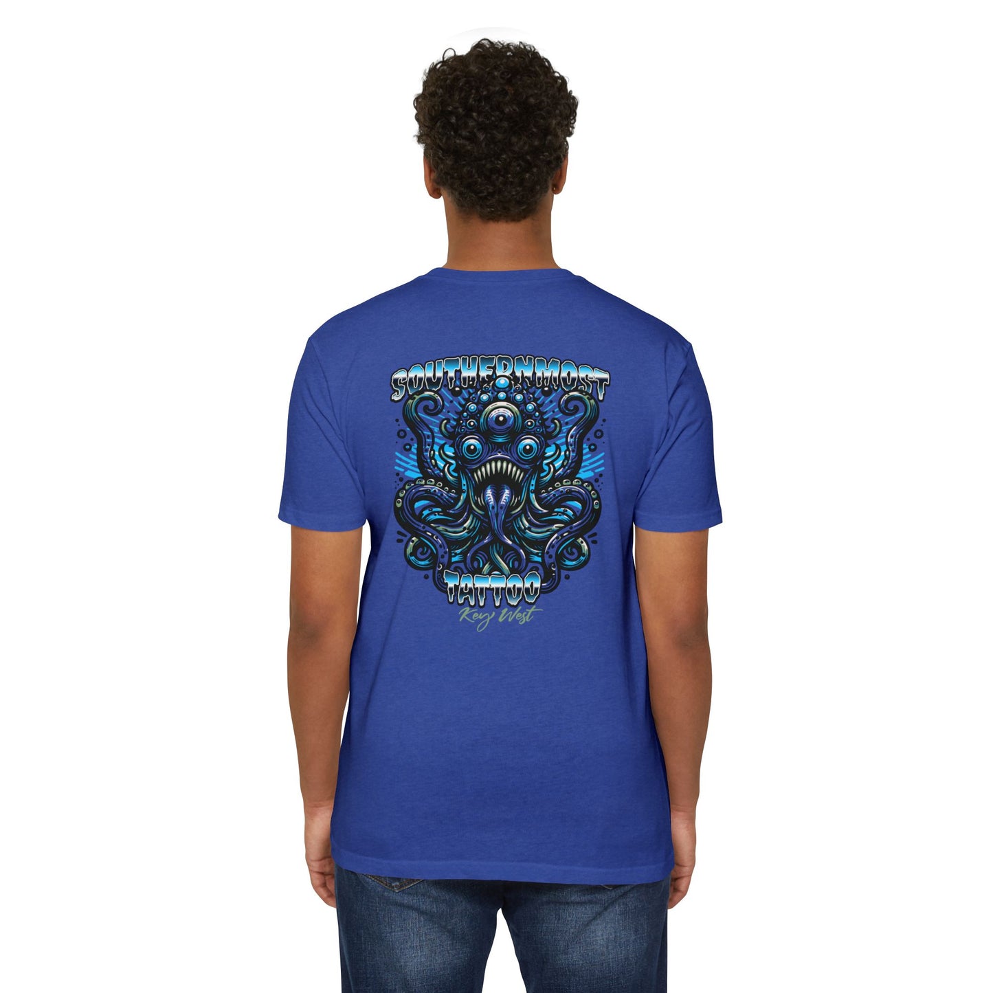 Monster Octopus Graphic T-Shirt — Tattoo Retro Beach Vibe