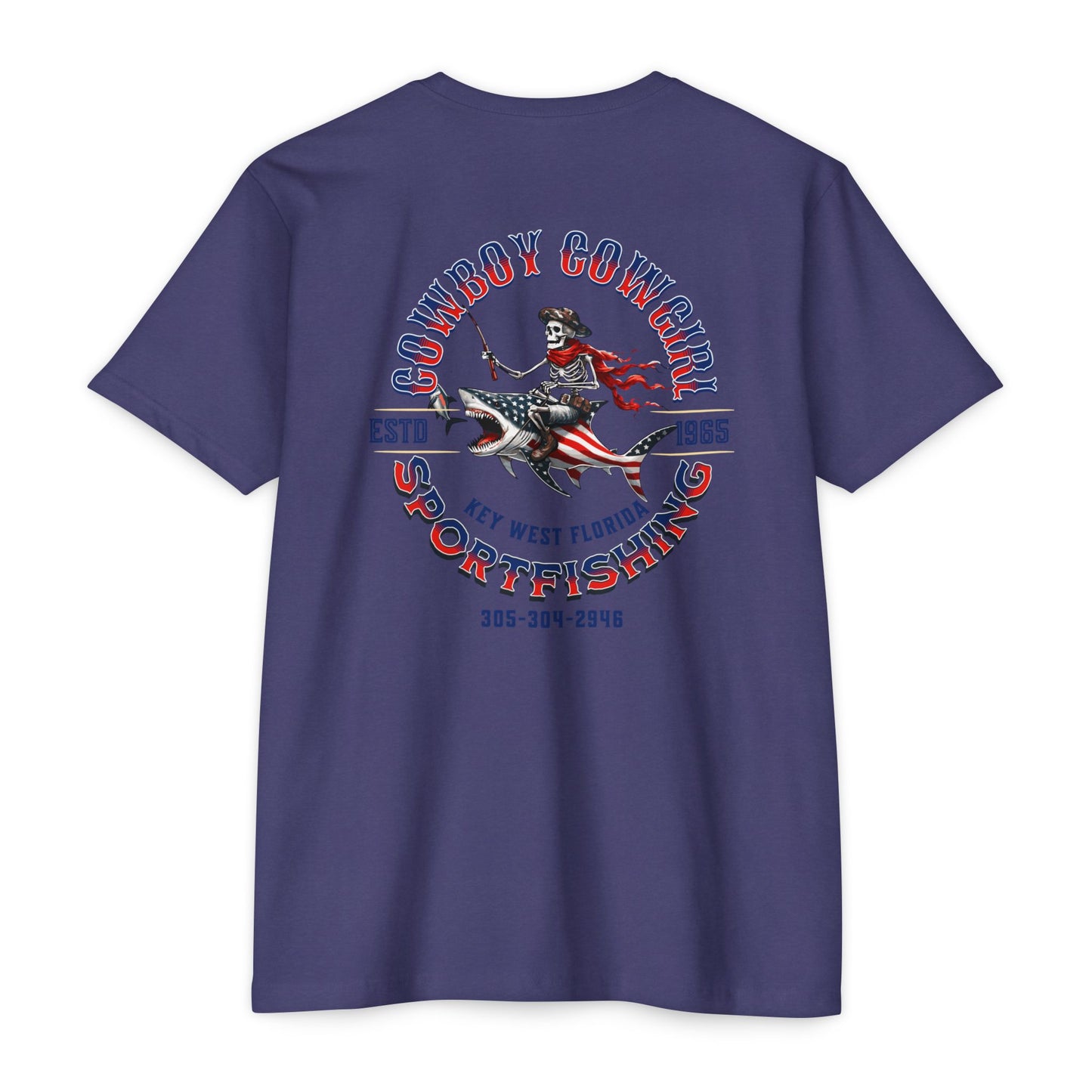 4th of July 2nd Edition Cowboy Cowgirl Sportfishing Tee