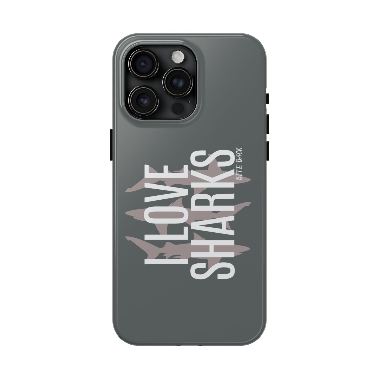 Shark Lover Tough Phone Case, Protective Cover, Gift for Ocean Lovers, Shark Week Celebration, Cute Wildlife Accessory