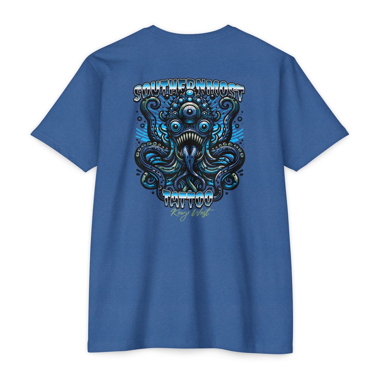 Monster Octopus Graphic T-Shirt — Tattoo Retro Beach Vibe