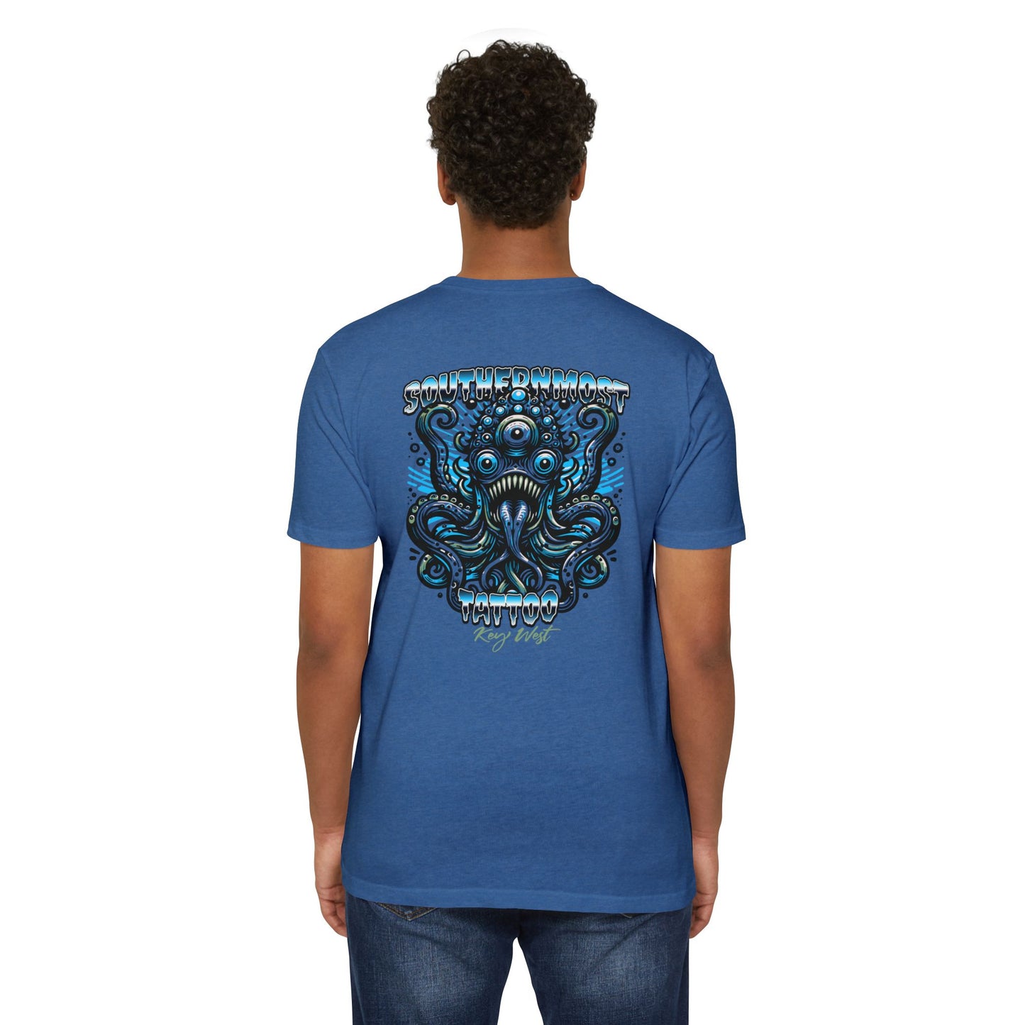 Monster Octopus Graphic T-Shirt — Tattoo Retro Beach Vibe