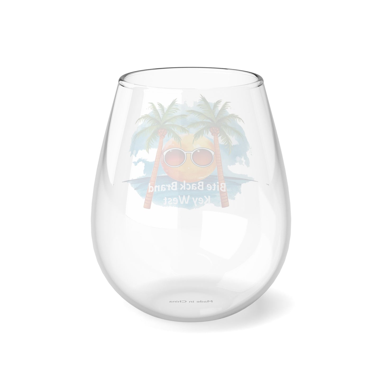 Tropical Bliss Wine Glass Collection-Tropical Sunset Delight