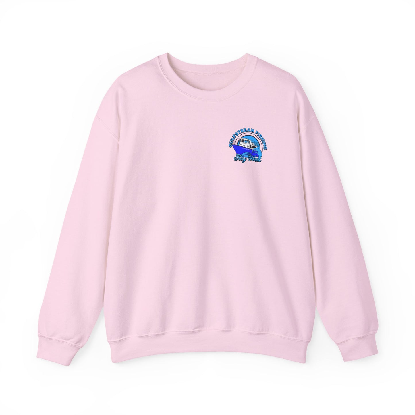 Gulfstream Fishing Crewneck Sweatshirt — Key West Boat Graphic