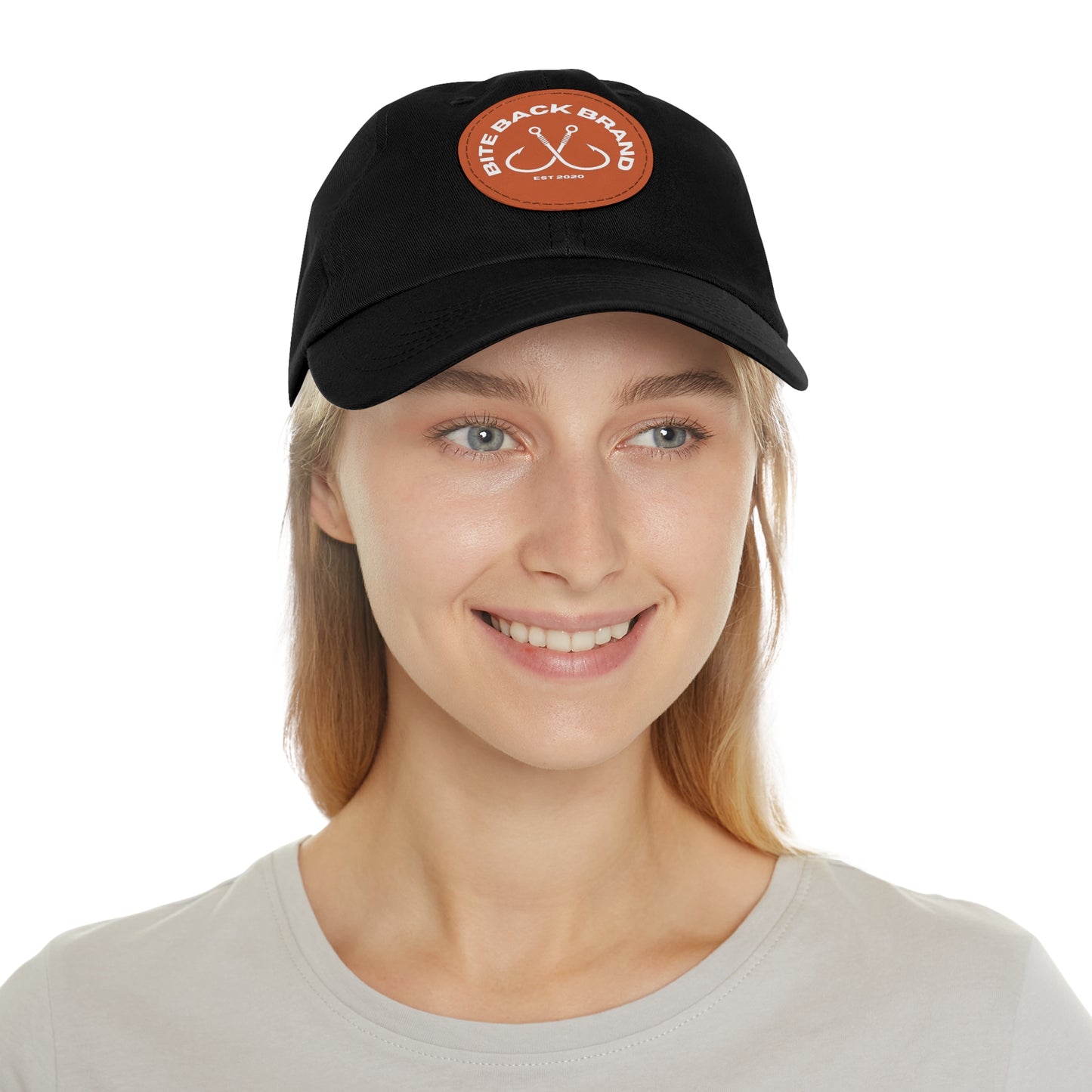Hooks Hat with Leather Patch (Round)