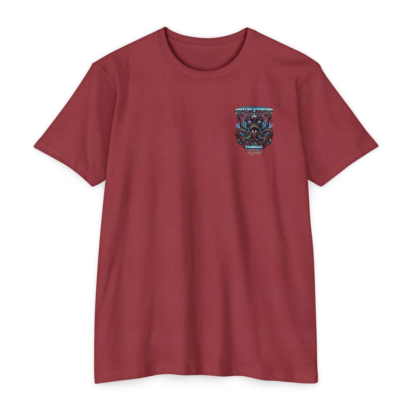 Monster Octopus Graphic T-Shirt — Tattoo Retro Beach Vibe