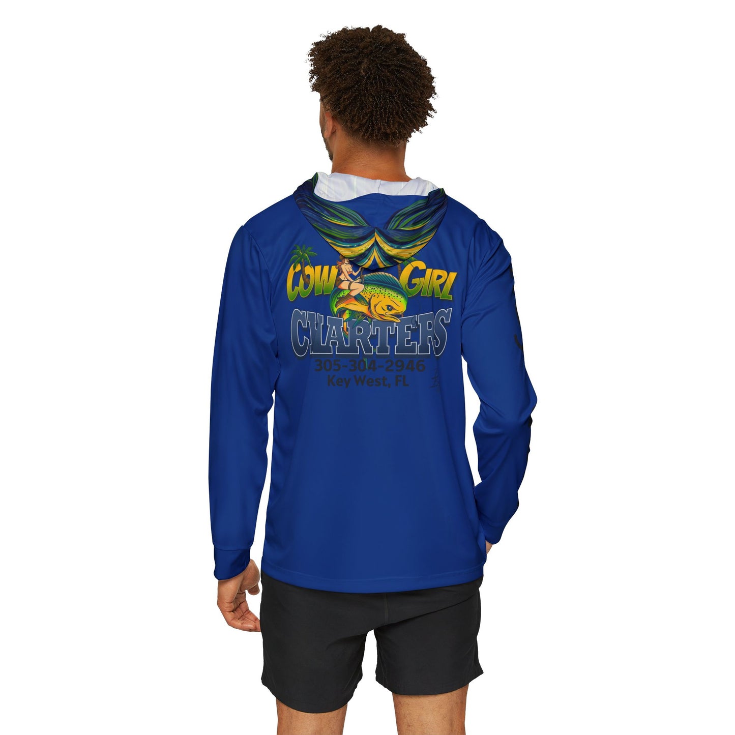 Cowgirl Performance Hoodie-DARK BLUE