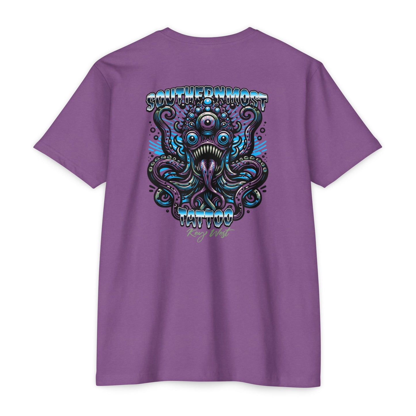 Monster Octopus Graphic T-Shirt — Tattoo Retro Beach Vibe