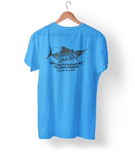 Cowboy Cowgirl Sportfishing New Tee