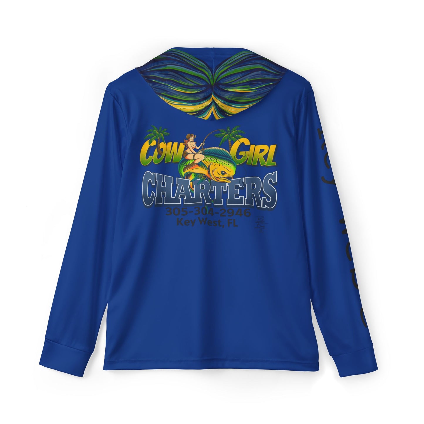 Cowgirl Performance Hoodie-DARK BLUE