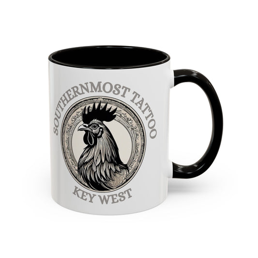 Southernmost Tattoo Rooster Mug