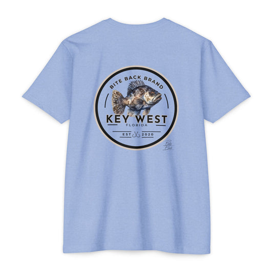 Key West Fishing T-Shirt — Bite Back Brand Grouper Graphic Tee