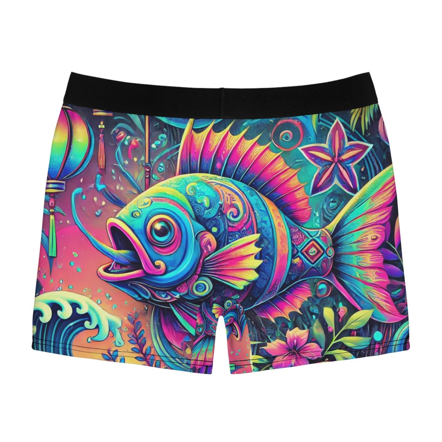 Neon Fish Men's Boxer Briefs